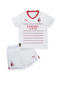 Fotbalové Dres AC Milan Dětské Venkovní Oblečení 2022-23 Krátký Rukáv (+ trenýrky)